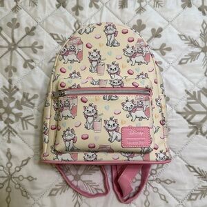 EUC Loungefly Marie Aristocats mini backpack